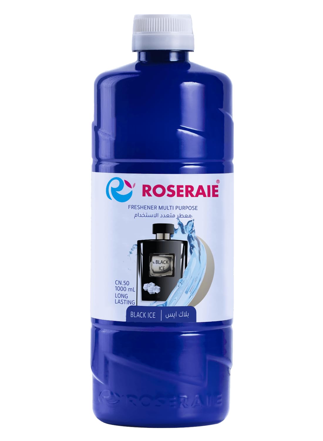 Roseraie Home Freshener Multi Purpose Blue CN50 Black Ice - 1000ml