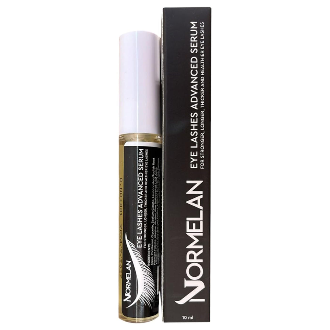 Normelan Eyelash Growth Serum, 10ml, Lash Enhancing Treatment for Longer and Thicker Lashes