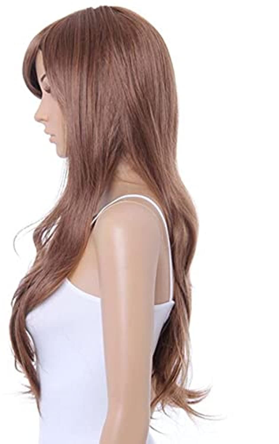 ECIF Women Wavy Curly Long Hair Wig.