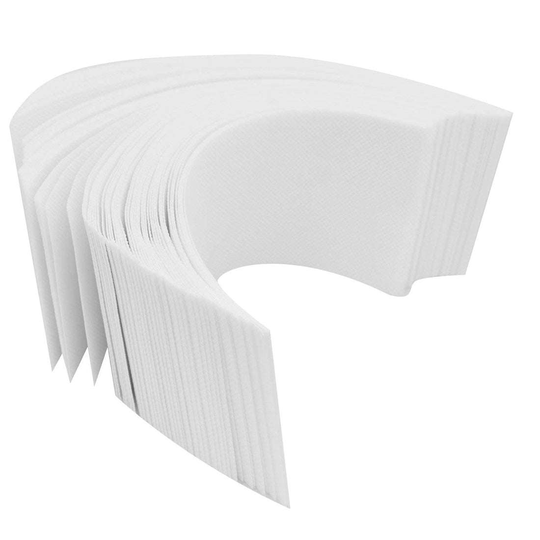 Unisex Full Body Hair Remover Wax Strips Kit, Non Woven Disposable for Normal, Dry, Sensitive Skins, 9 x 3 Inches, Without Fragrance (White, Pack of 50)