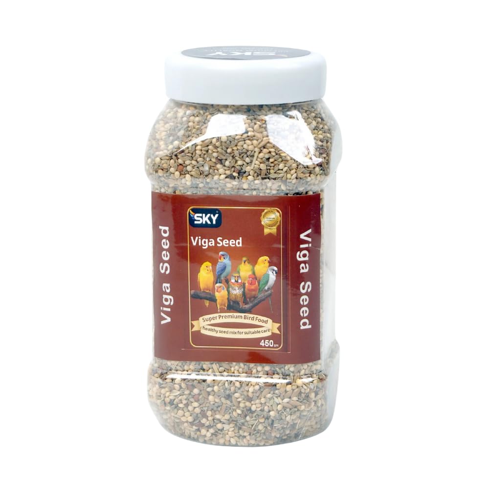 Sky Vega Seed 450g | Natural Seed for Finch Vitality, Finch and Feather Health