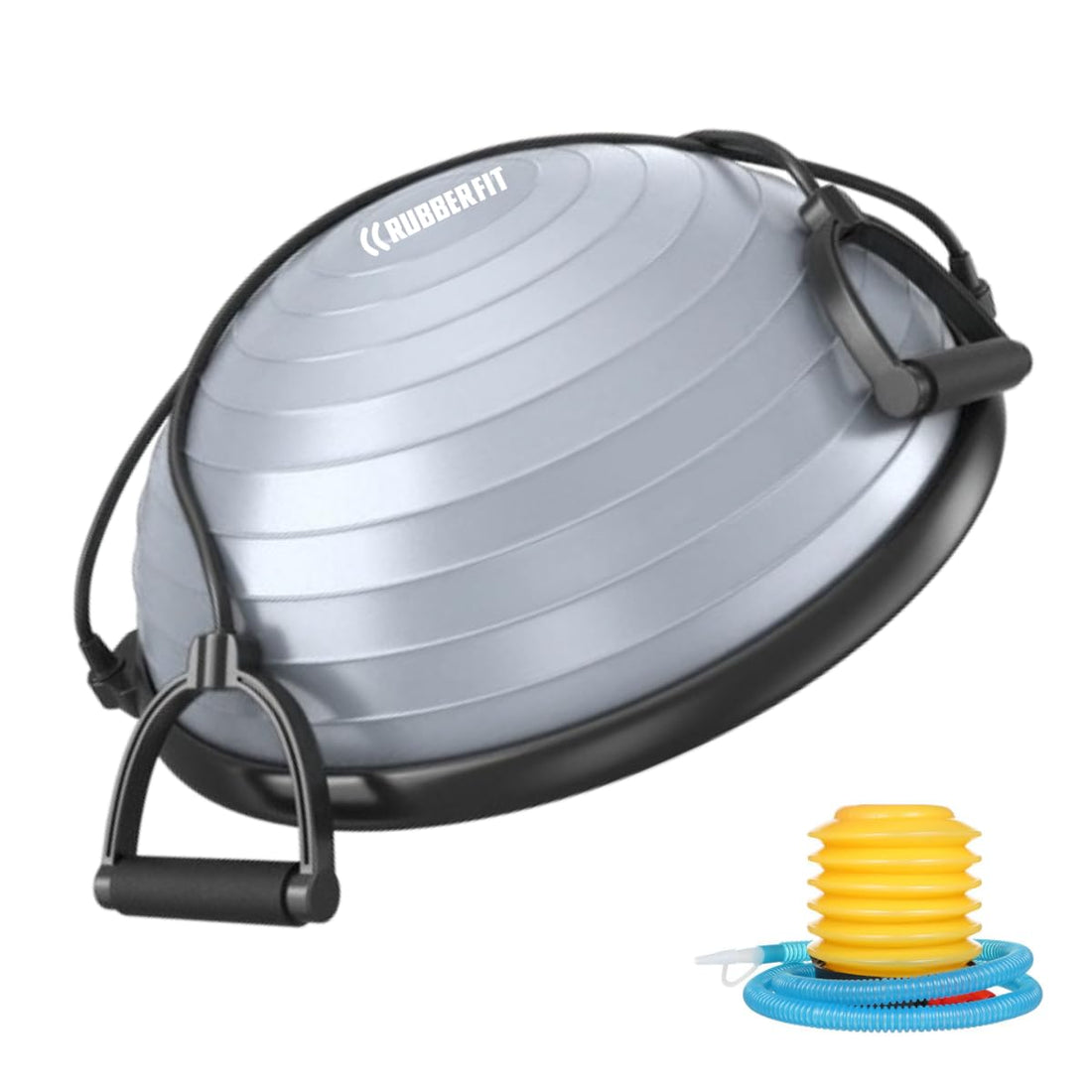 Swiss Balance Dome Ball Pilates Yoga Half Ball with Extenders and Inflator