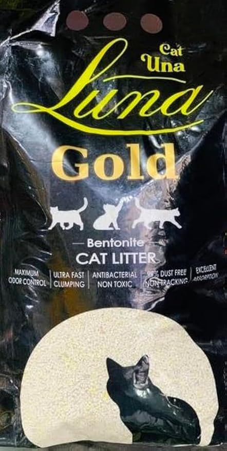 Luna gold turkish cat litter - 5 L لونا جولد - رمل قطط - صنع في تركيا