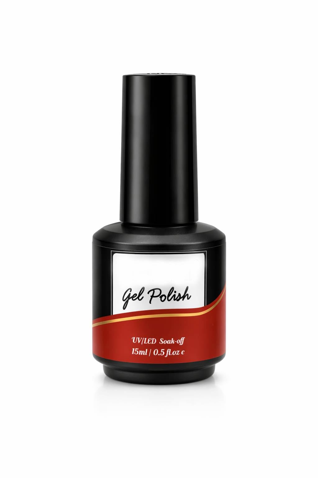 Neon Red Gel Polish 15ml, Glossy Finish Soak Off UV LED Gel Polish for Nail Art, Salon & DIY Manicure at Home