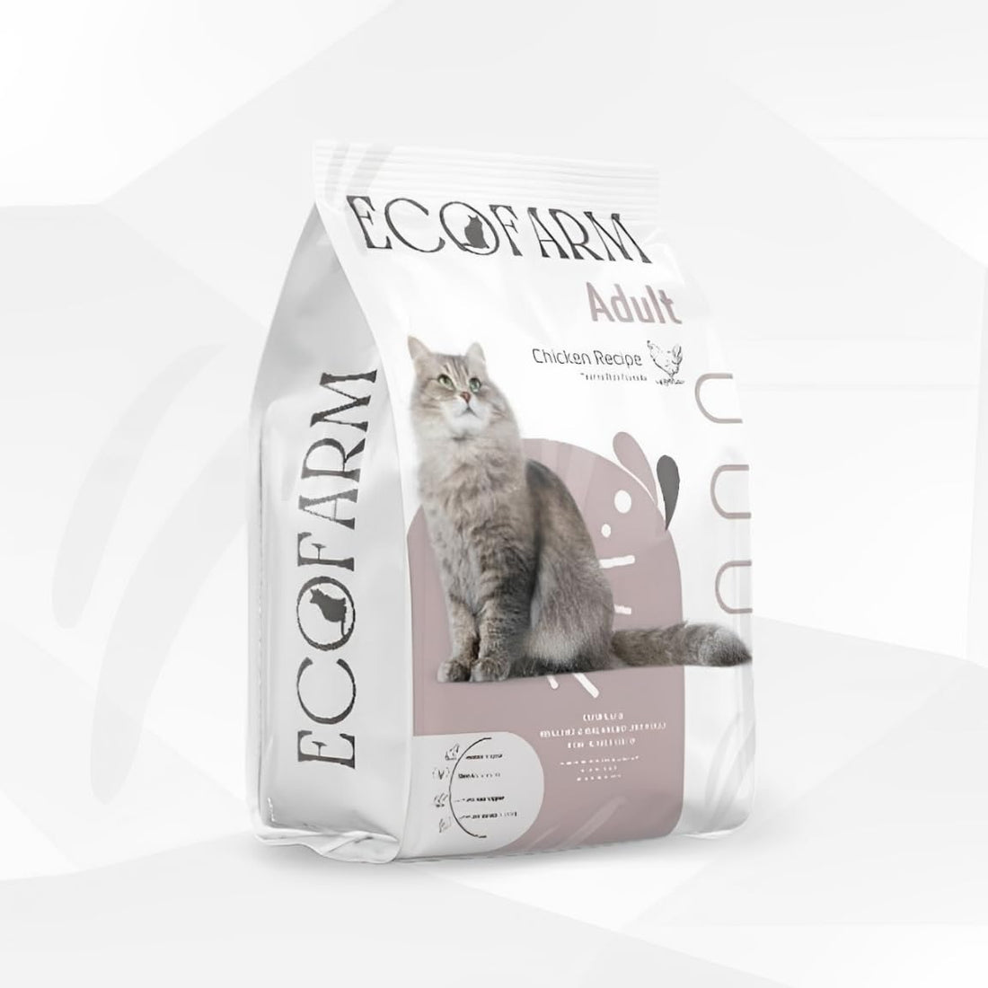EcoFarm Dry Food For Adult Cats " Complete Balanced Diet " (1Kg)
