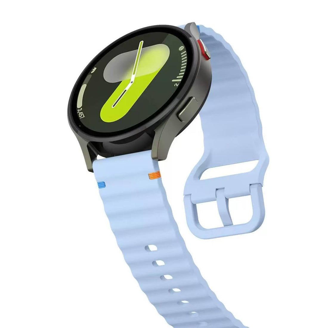ECO Universal 20 mm Silicone Watch Strap, Quick Release Watch Straps for Men and Women, Skin-friendly, Soft, Replacement Strap for 20 mm Compatible with Amazfit/Huawei/MI/Fossil/samsung