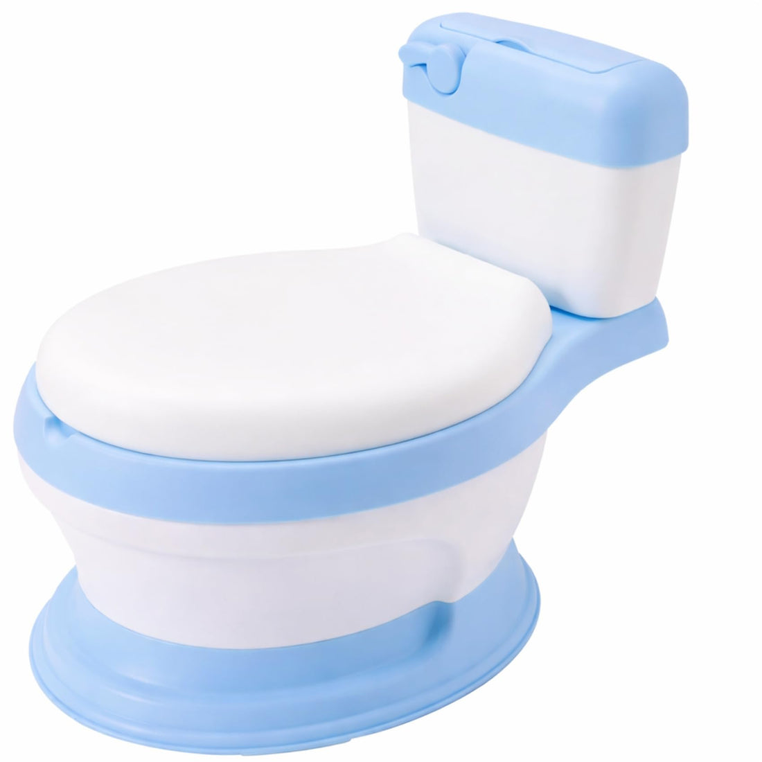 Baby Shoora Potty Toilet Seat For Boys-Baby Blue&White