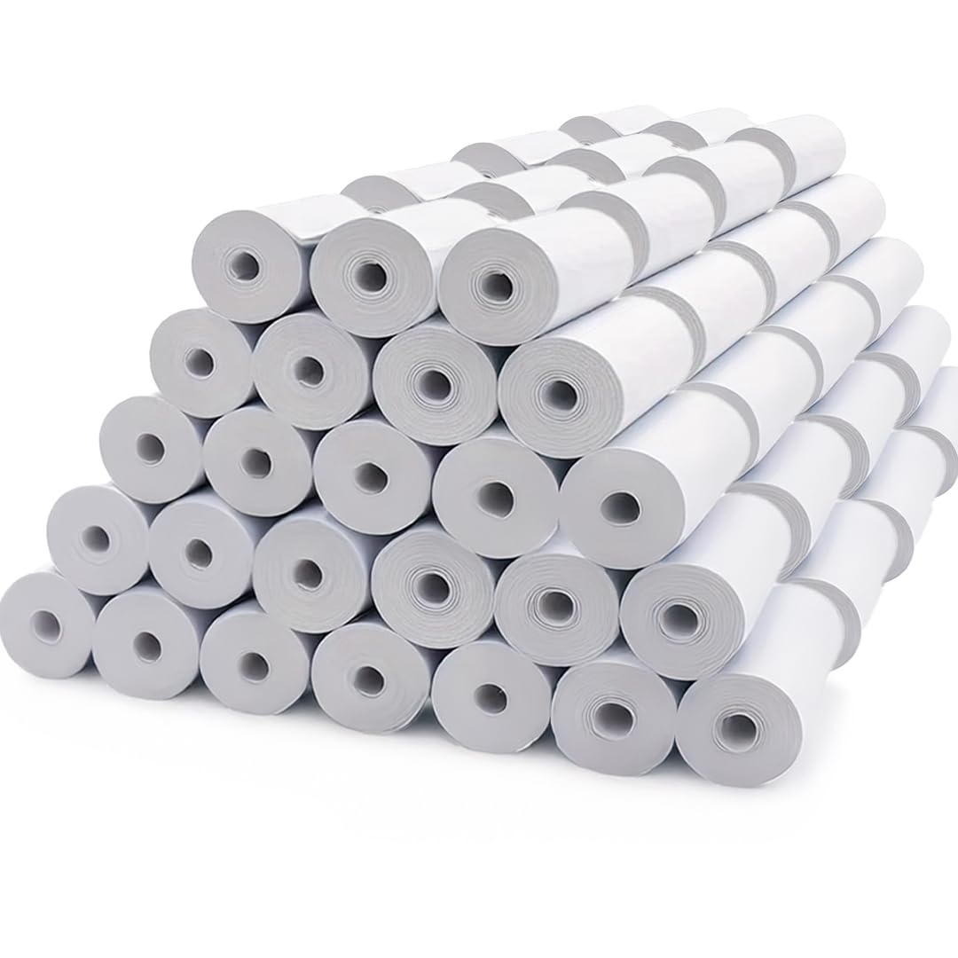 Thermal Cashier Paper Roll 79mm for Printing Bills and Receipts - High Quality and Assorted Sizes (100, 25)