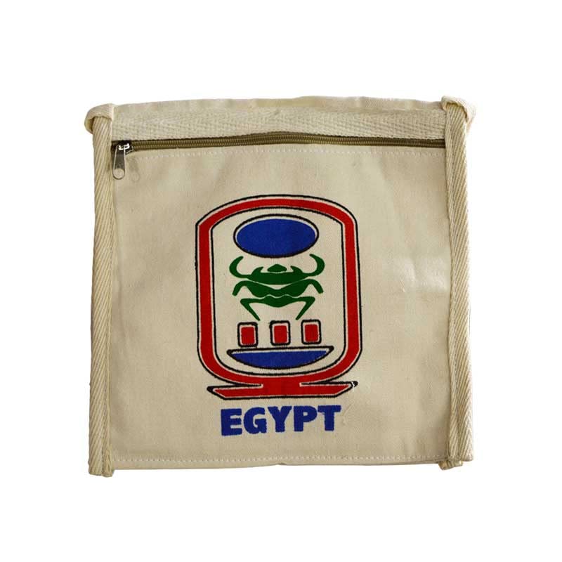 Egypt Antiques Intex Cross Body Bag Hieroglyphic Handmade 100% ian Cotton