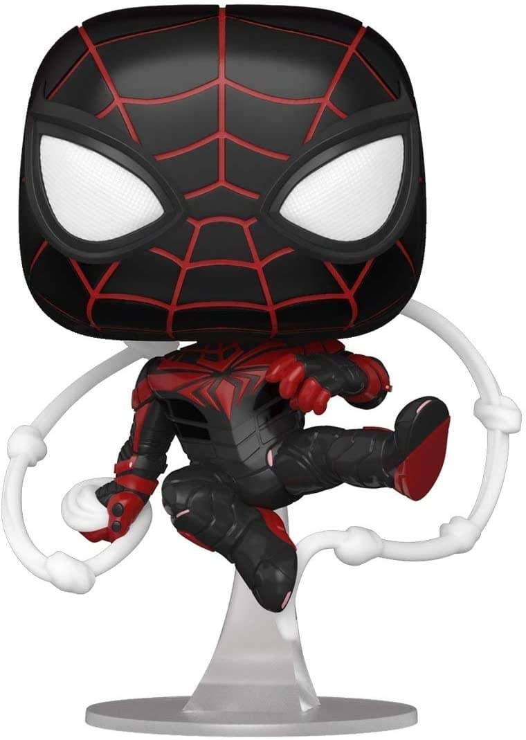 Funko Pop! Games: Miles Morales - Advanced Tech Suit - Spider-Man - Miles Morales Game - Vinyl Collectible Figure - Gift Idea - Official Merchandise - Toy for Children and Adults