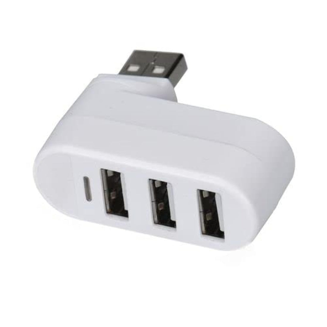7-Character Rotating Multi-function USB 2.0 Three-port Splitter Extender Hub For Computer
