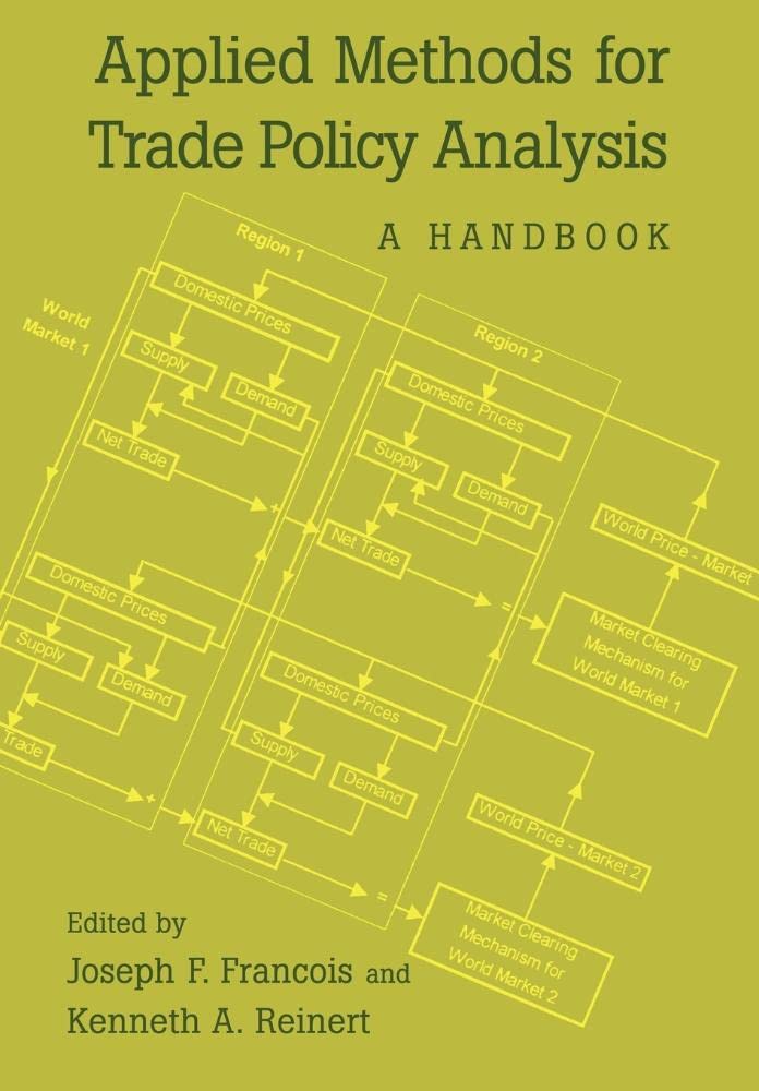 Applied Methods for Trade Policy Analysis: A Handbook