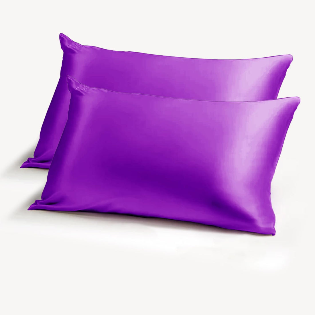 Purple Pillow Cases 2 Pack, Hypoallergenic Pillowcase With Envelope Closure,Extra Soft Pillow,Fade Resistant Standard Size 75x50 cm