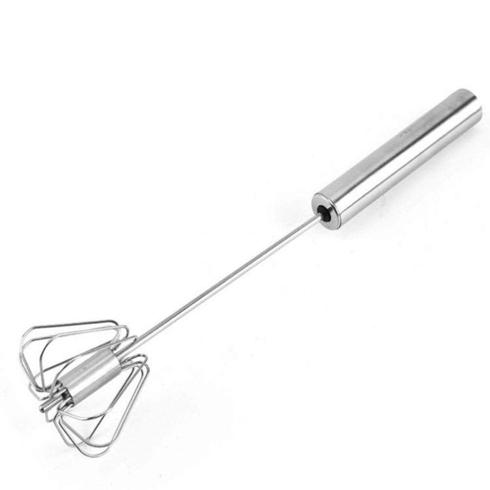 Semi-automatic Rotary pressure type egg beater, household, manual egg beater, kitchen essential baking tool.