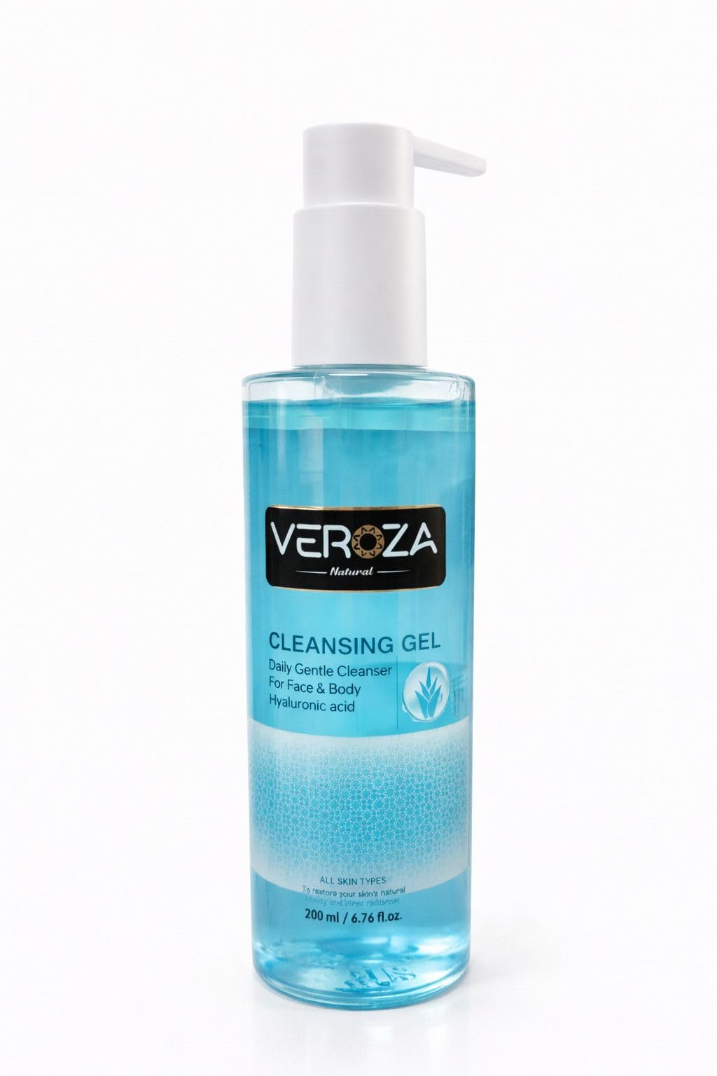Veroza Facial Cleanser with Hyaluronic Acid and Aloe Vera 150 ml