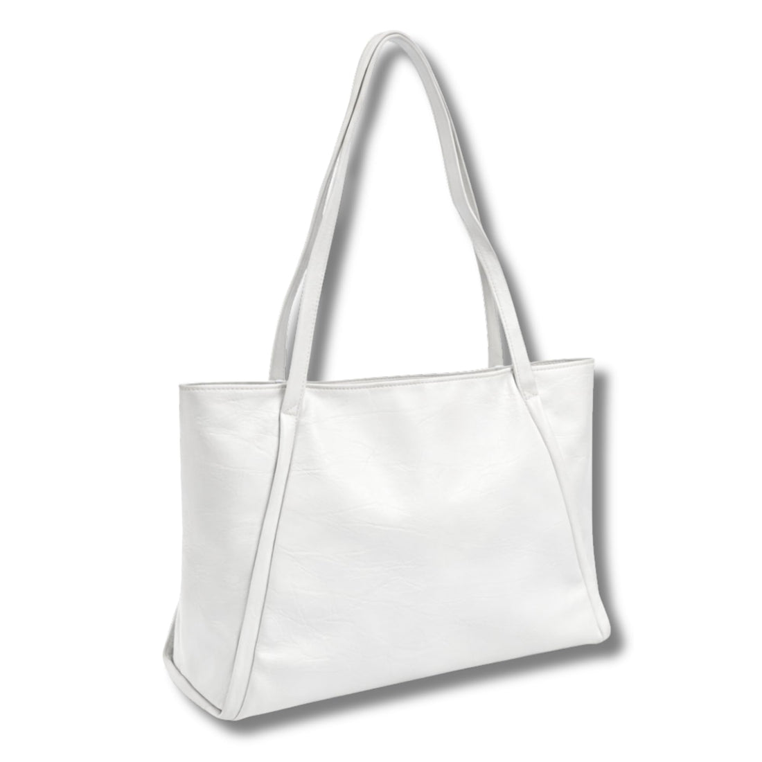 AYSLE 1656 Women’s Soft Leather Shoulder Tote Bag | Elegant Large Capacity Handbag | Interior Zipper Pocket with Side Pockets | 30×40×14 cm | 12 Colors