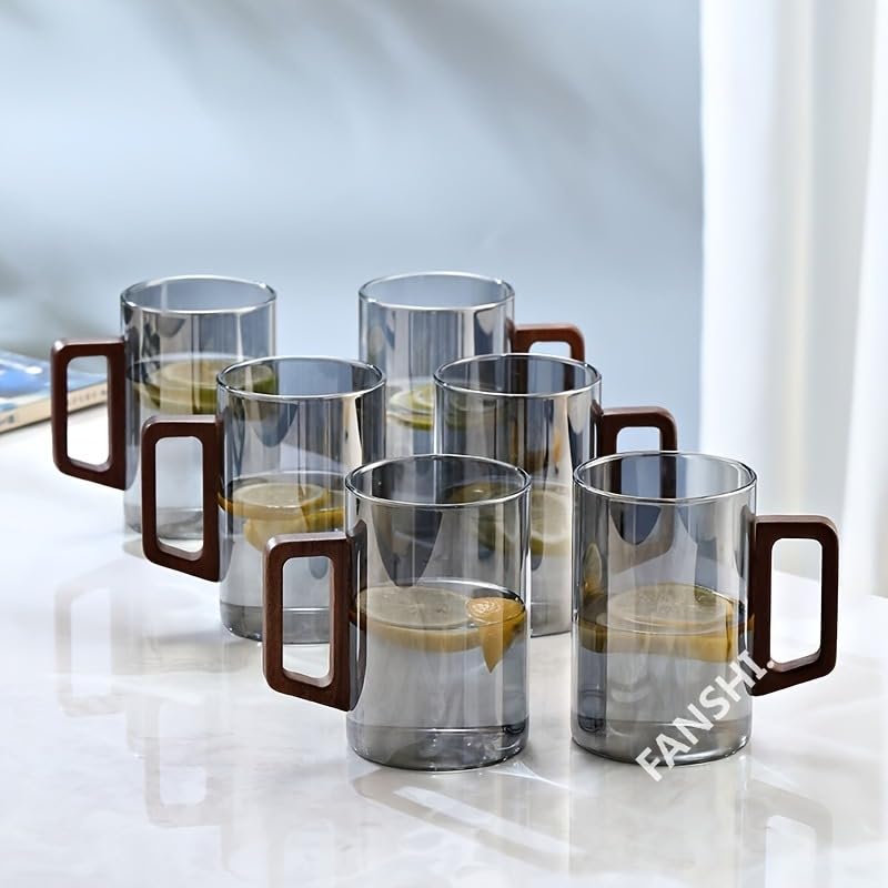 "Thermal Mug with Wooden Handle - Elegance and Quality in Serving Drinks" - Generic