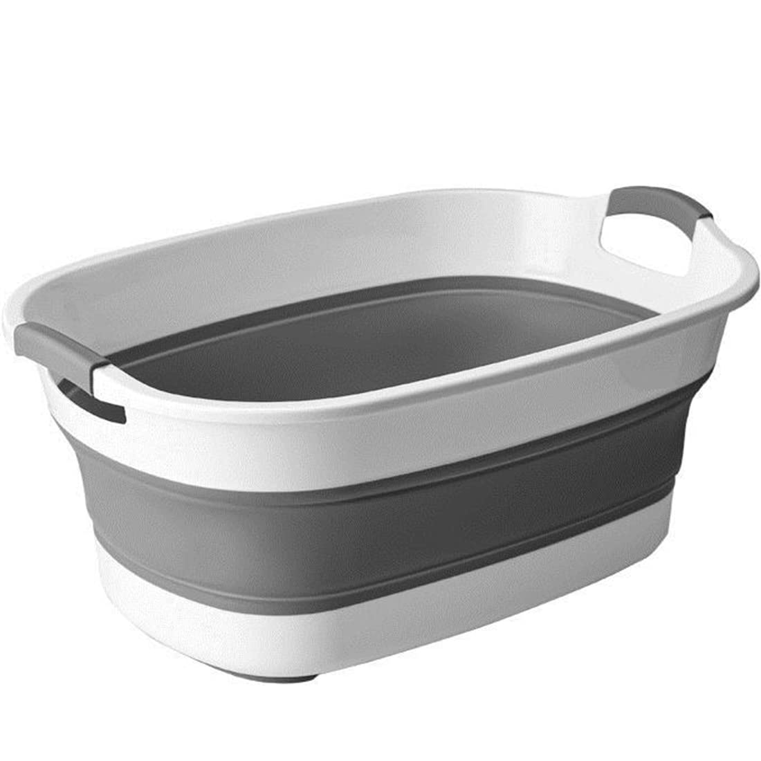 Baby Bathtub Portable,Collapsible Toddler Bath Tub, Infant Shower Basin For Pets Cat Dog Kids Children and Newborns Gray