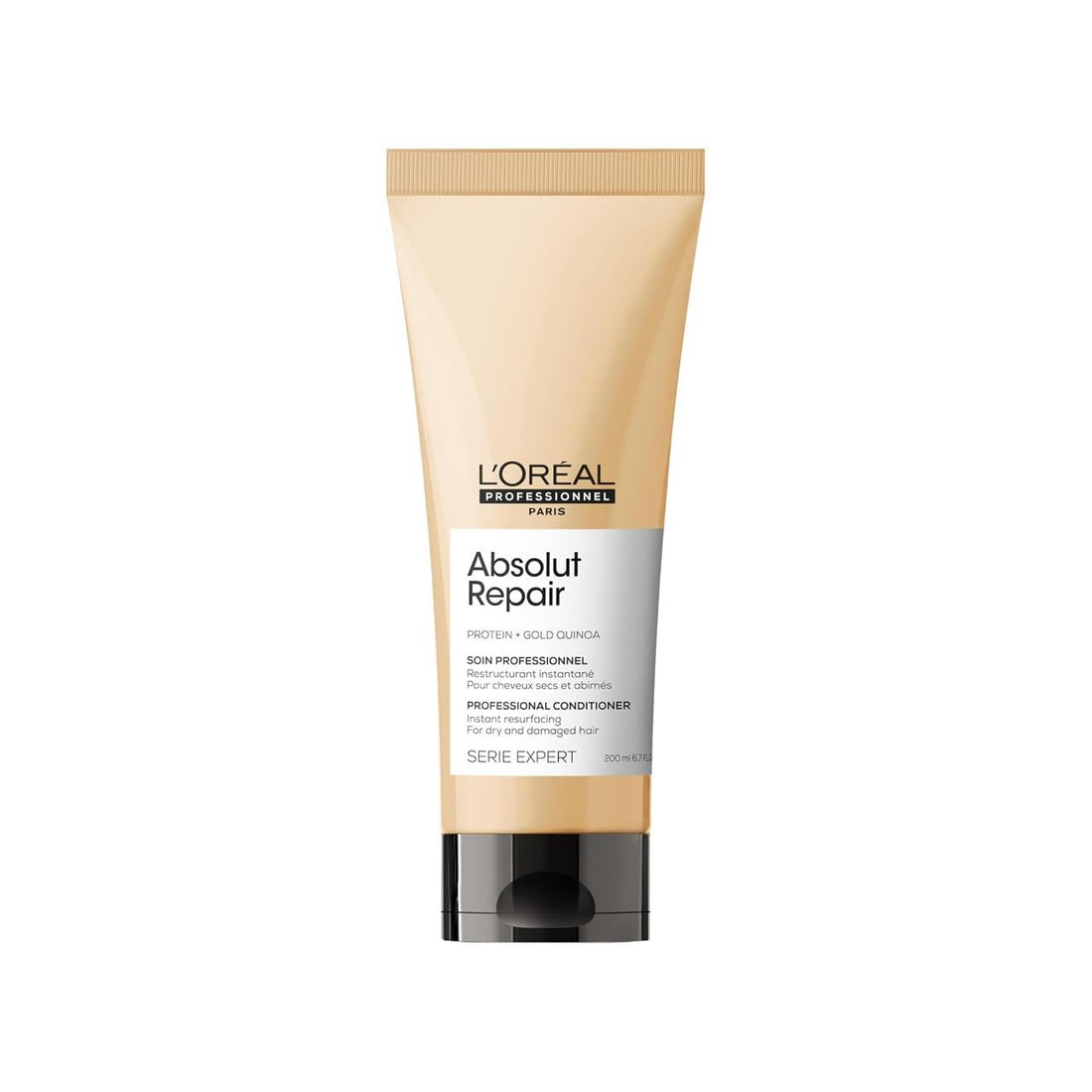 L’Oréal Professionnel | Absolut Repair Conditioner | For dry & damaged hair | Repairs & Hydrates Dry, Damaged Hair |With Gold Quinoa & Protein | SERIE EXPERT | 200ml