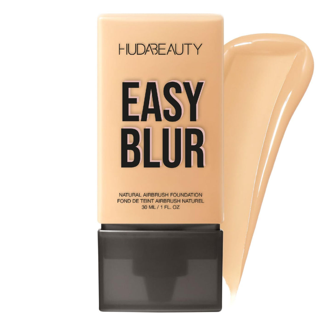 Huda Beauty Easy Blur Natural Airbrush Foundation, Custard 220N, 30Ml