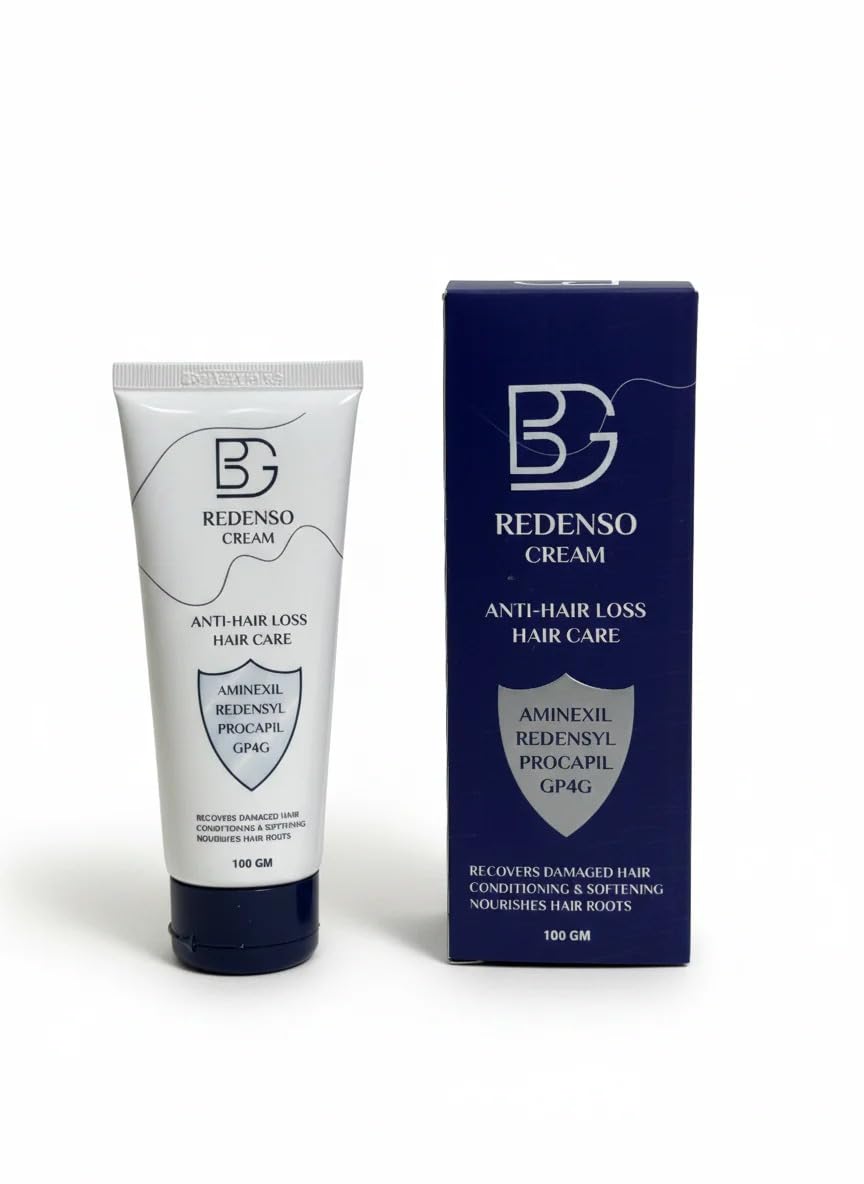 BG Redenso Anti Hair Loss Cream, Overnight Treatment, Enriched with Biotin, Caffeine, Botanical Extracts for Hair Growth and Scalp Care