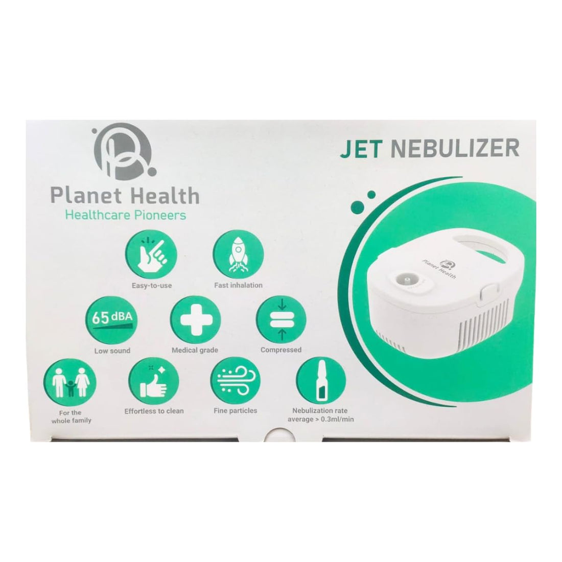 Jet Nebulizer – Powerful Compressor for Fast and Effective Respiratory Relief