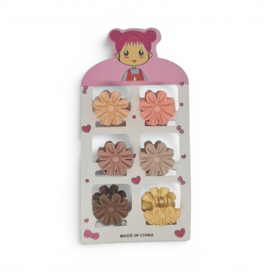 Catch Up Hair Snap Clips Set for Women & Girls – 6 Pieces Hair Barrette Clips Card, Strong Hold Non-Slip Design, Lightweight Stylish Daily Hair Accessories for Casual Wear & Styling