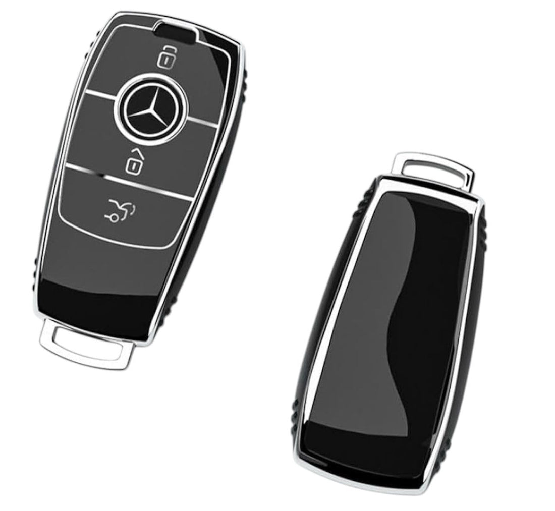 smart key cover for mercedes benz C-E-S W205- BLACK