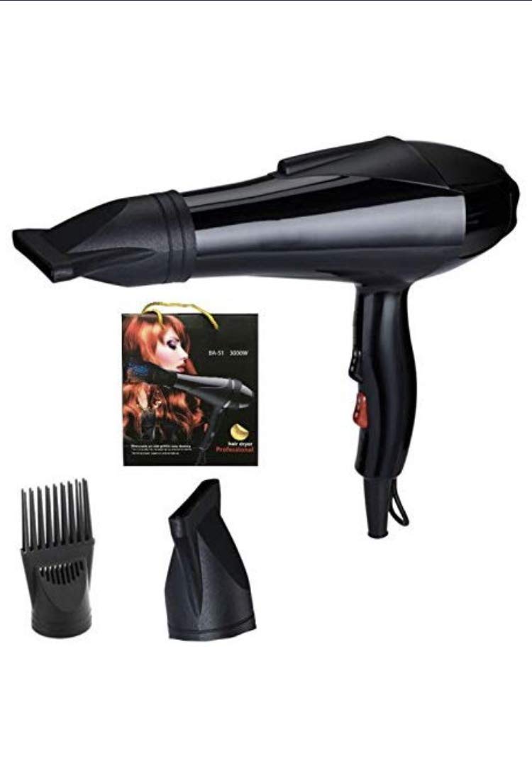 Rboron BA-48 Hair Dryer - 3000w+medium big store bag gift free