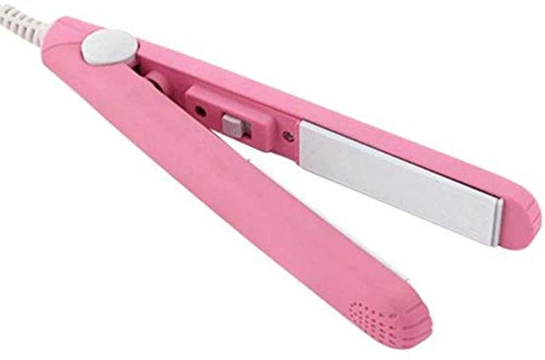 Mini Travel Flat Iron With Ceramic Plate Hair Straightener