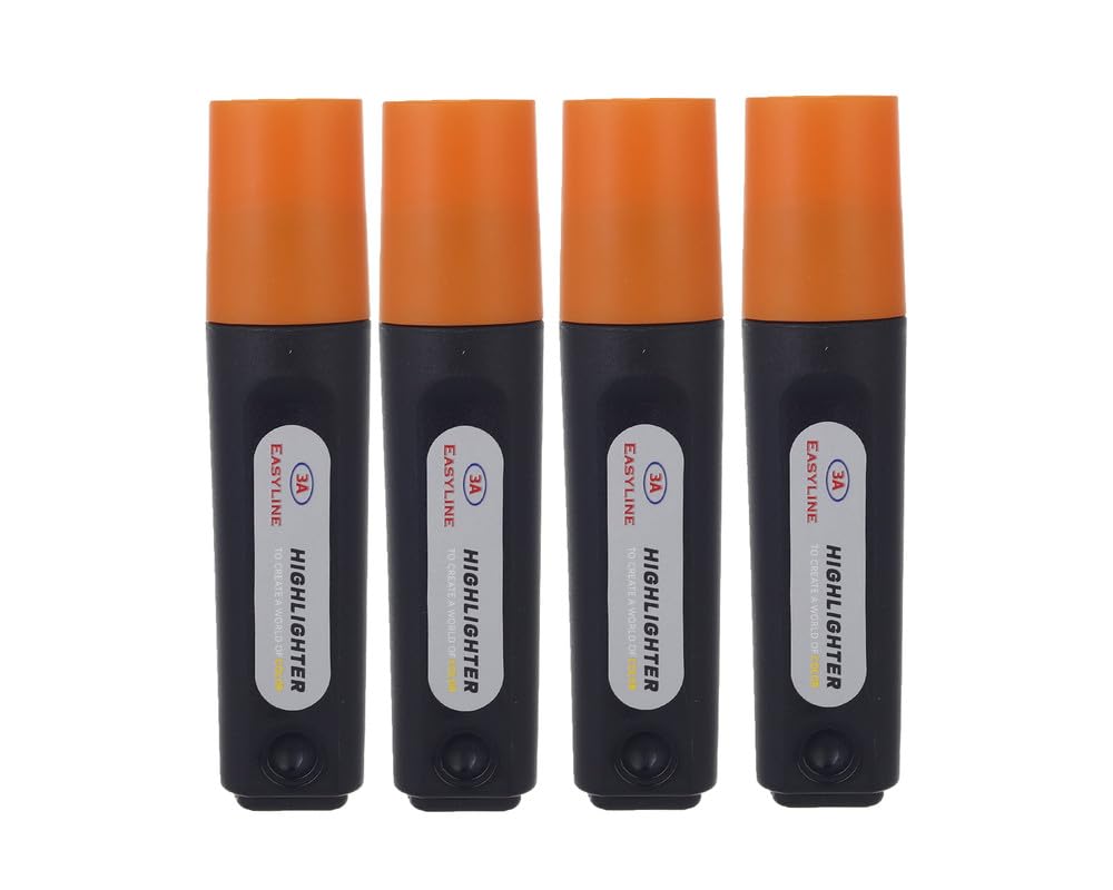 3A 705-1 Set Of 4 Markers - Orange