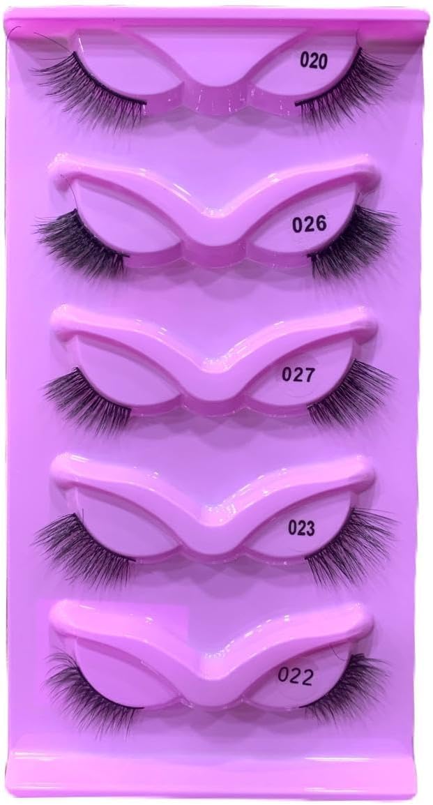 Half Lashes Cateye 5Pairs/Half Lashes/Half Lashes Natural Look/Half Lash/Corner Lashes-5 shape