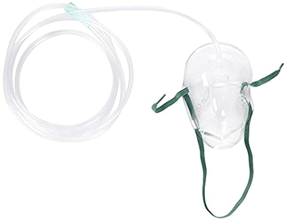 Oxygen Mask for Adult with 7ft of Tubing