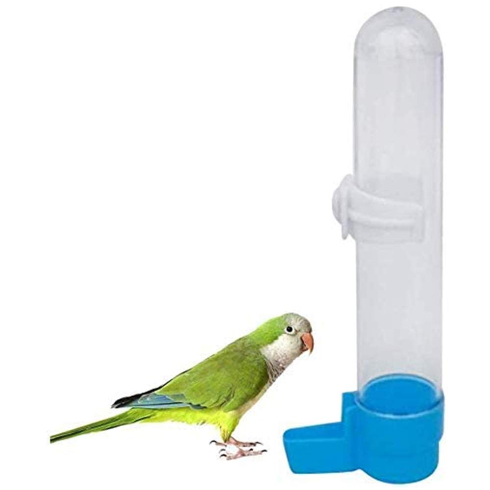 SJQBAINING Bird Food Water Dispenser & Bottle - Automatic Parrot Water Feeder - Clip-on Cage Accessory for Parrot, Budgie, Lovebirds, Cockatiel, Parakeet, Cockatoo