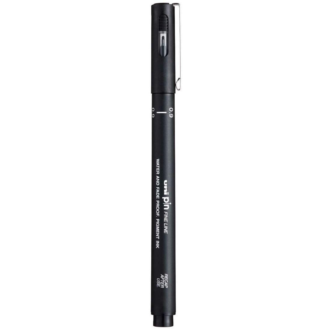 uni-ball PIN-200 0.9 mm Fine Line Drawing Pen | Water & Fade Proof Pigment Ink | Ultra Smooth Ink Flow | Ideal For Technical Drawing, Sketching, Anime, Scrapbooking & DIY Crafts | Black Ink, Pack of 1