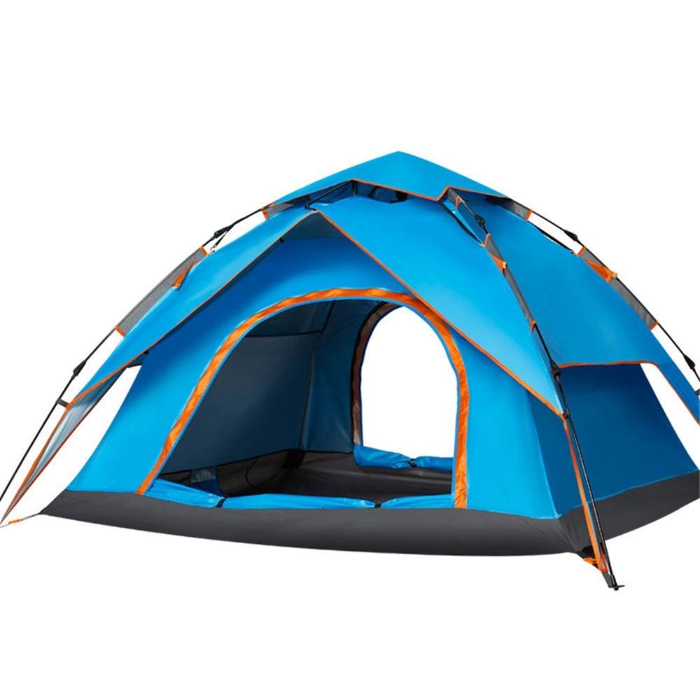 Portable Pop-up Tent, Backpack Camping Tent That Can Accommodate 2-3 People, Beach Tent For Outdoor Hiking Fishing Picnic 220 * 230 * 140mm (Color : Blue)