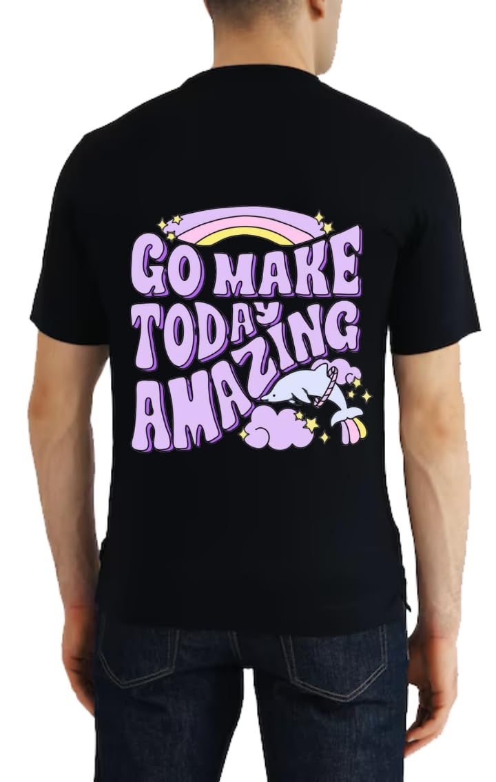 GO MAKE TODAY AMAZING T-shirt Black