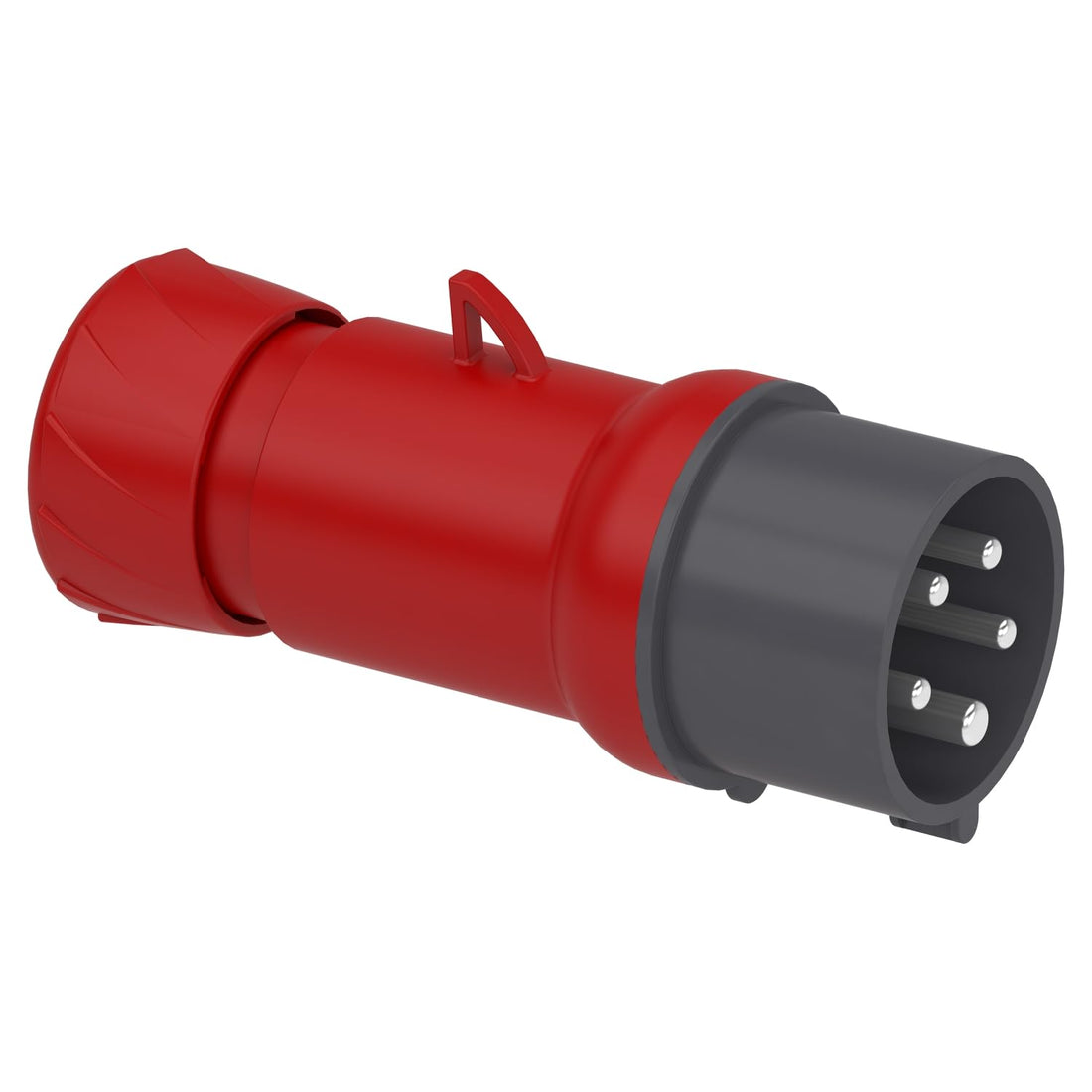 Schneider 5 Bull 16A Electric Socket Wander Plug - Straight - 16 A - 3P + N + E - 380...415 V AC - IP44 Pratika