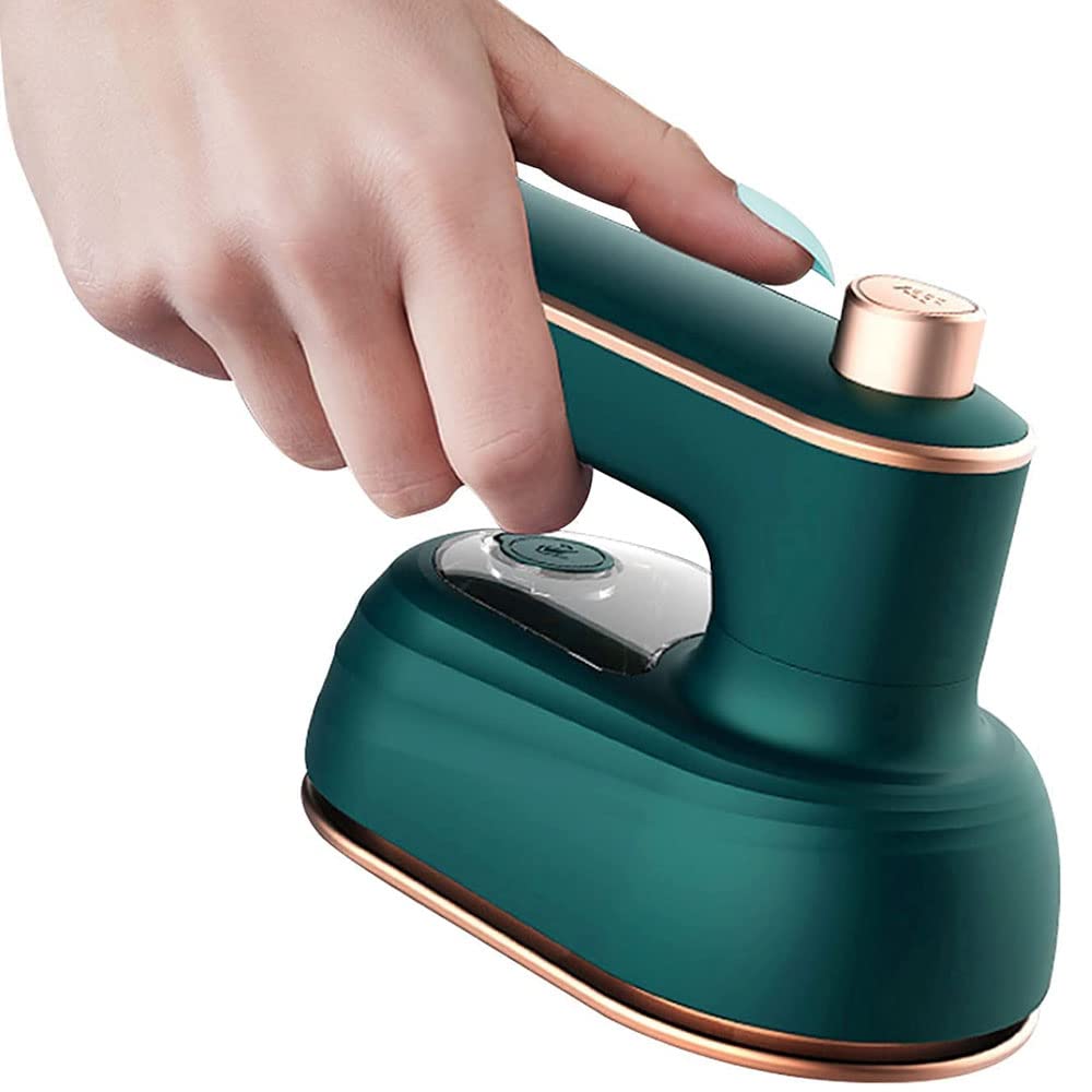 LinJie Mini Steam Iron, Hand-Held Electric Iron, Folding Hanging Ironing Machine 180 ° Rotary Hand-Held Steam Iron, Suitable For Travel, Business Travel And Home Ironing Machine