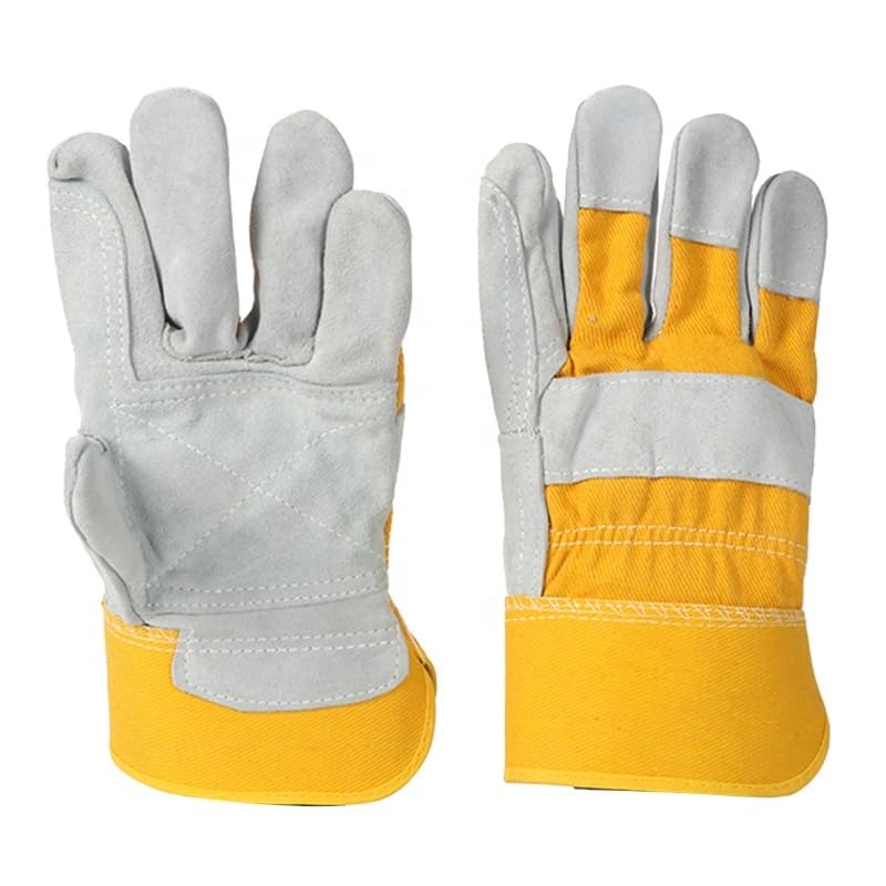 AspidaWorks® Safety Leather Welding Gloves, Heat Resistant, 1 Pair, 25cm