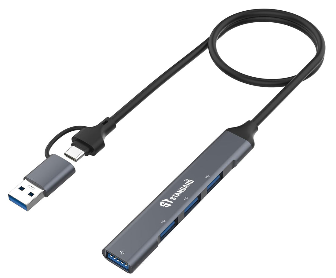 ST-Standard UCA9701 4-in-2 USB Hub 1×USB 3.0 + 3×USB 2.0 – OTG Support 2-Year Replacement + 5-Year Maintenance