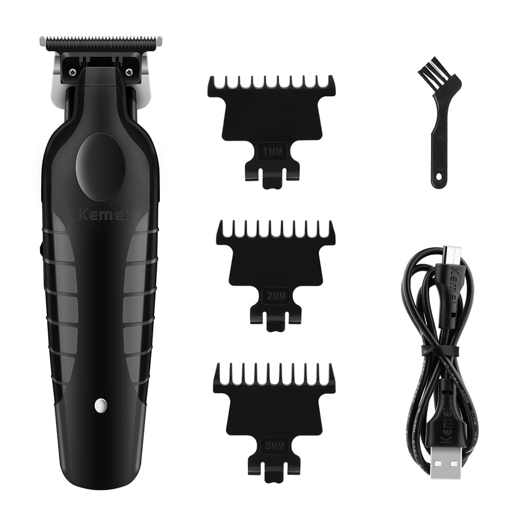 ماكينة حلاقة المهفيه KEMEI KM-2299 بقوة 1200 مللي أمبير تعمل حتى 3 ساعات متواصل بشفرات الكربون
