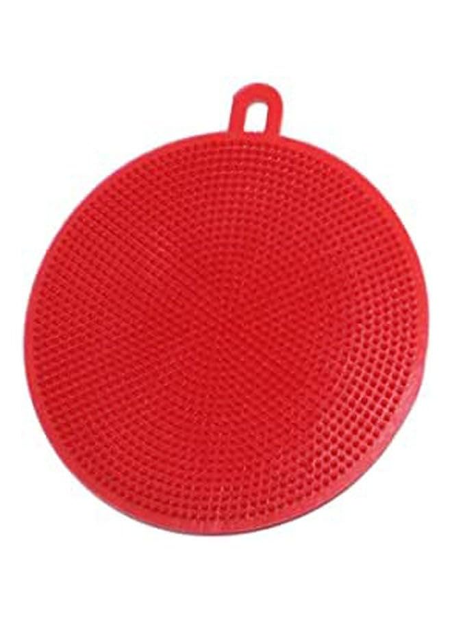 Brush Cleaning Mat Pads Heat-Resistant Dish Washing Brush Cleaner Scrubber Kitchen Supplies Red
