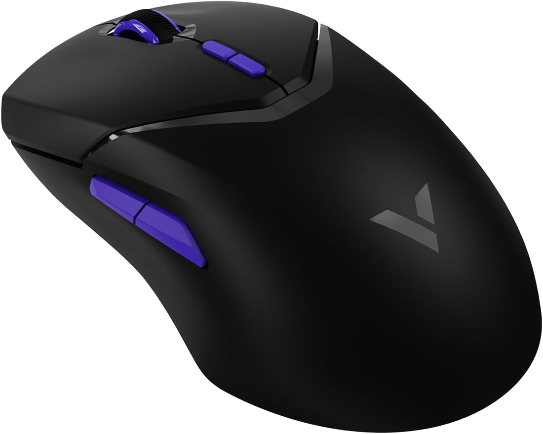 Rapoo VT9Pro4K Wireless Gaming Mouse, PAW 3398 Sensor, 26K DPI, 4K Polling Rate Gaming Mouse, Esports Grade Performance Gaming Mice, 68g Lightweight, Long Battery Life, 10 Programmable Buttons, Black