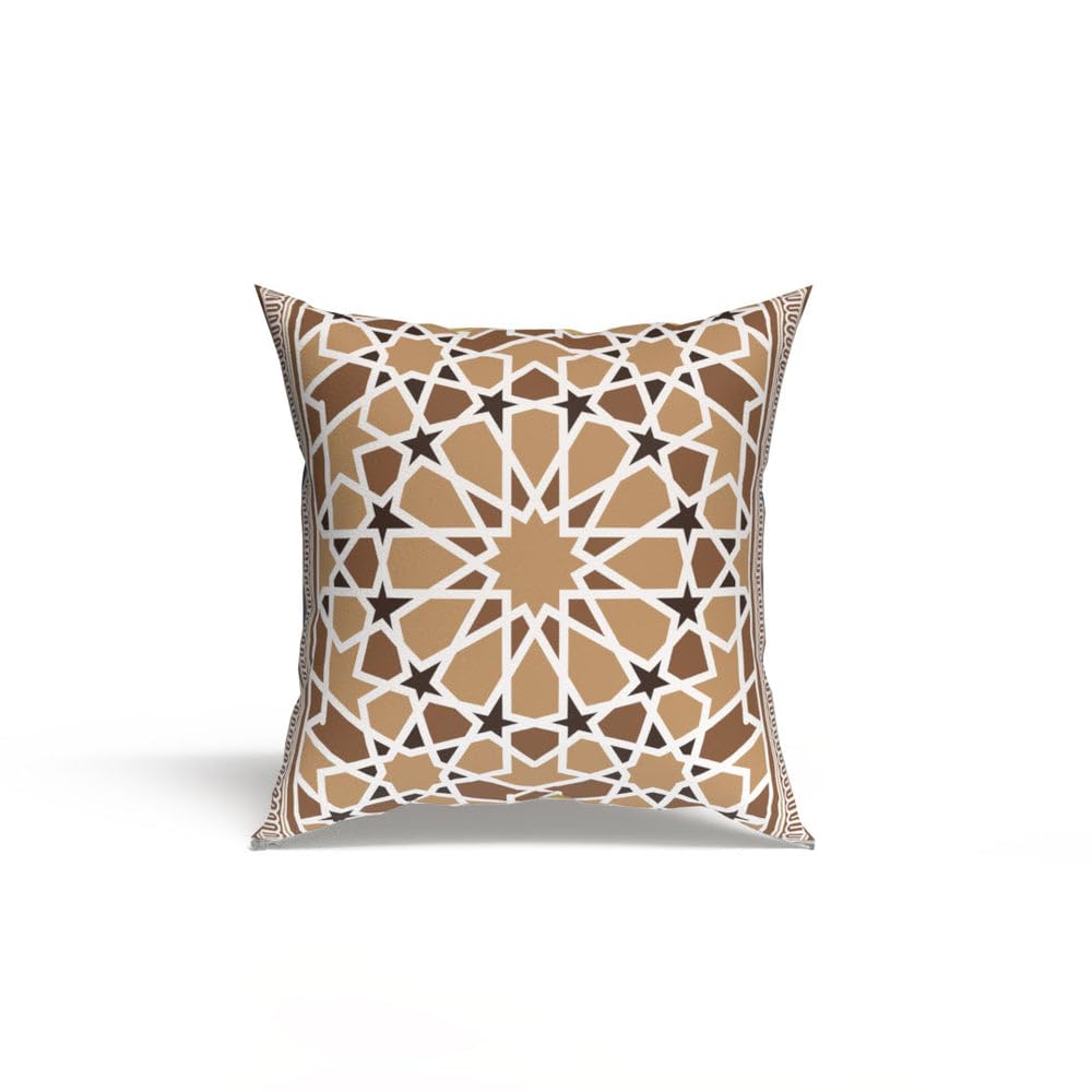 ARTMOOD HOME Cushion Cover – Premium Velvet, 40x40 cm, Removable Cover with Smooth Zipper, Soft & Breathable for Sofa, Bed, or Chair – Elegant Home Decor Accent - Asala