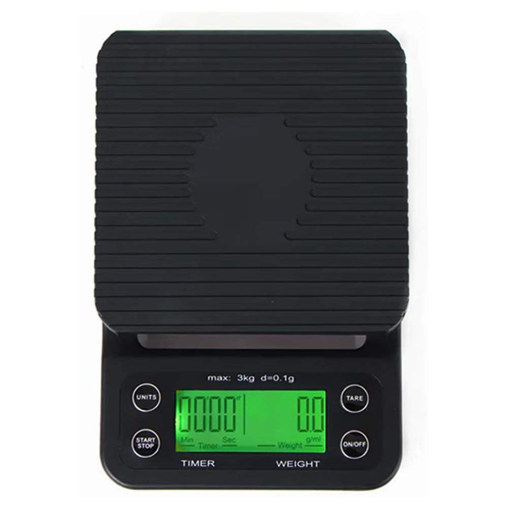 Arabest Digital Coffee Scale - Multifunctional Electronic Timing Coffee Scale, High Precision Kitchen Scale, 0.1-3000g Coffee Roasting Scale Kitchen Weighing Scale