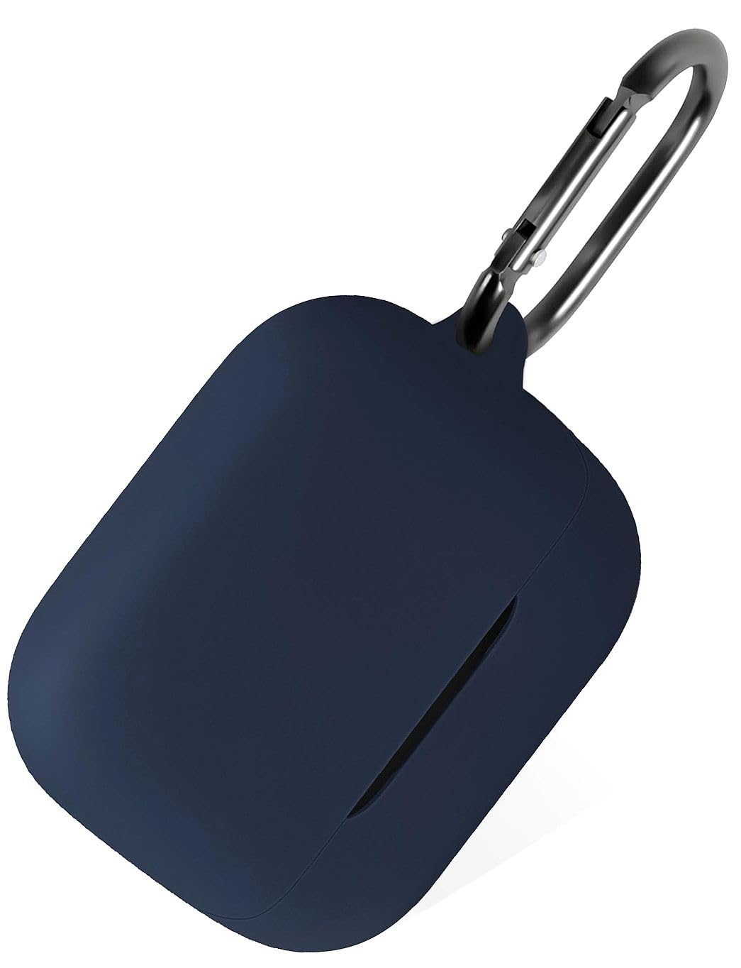 Geiomoo Silicone Case for Anker Soundcore K20i, Protective Cover with Carabiner (Navy Blue)