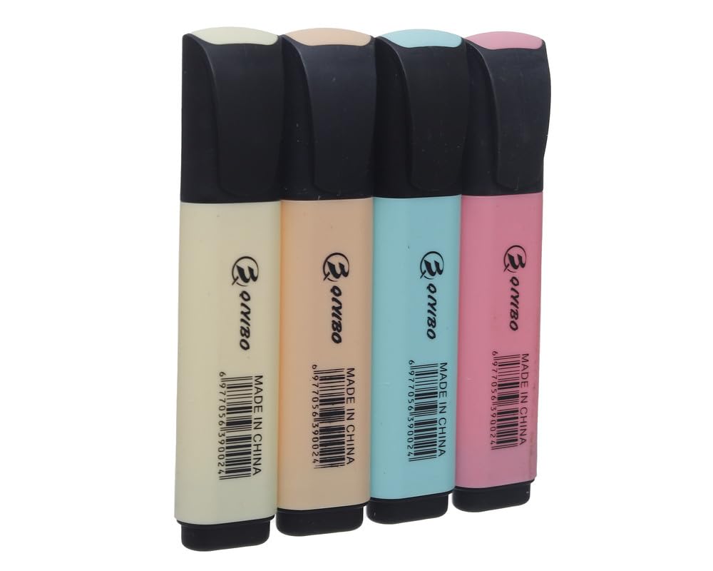 Galilo-62 Bright Text Marker Pen Set - Multi Color