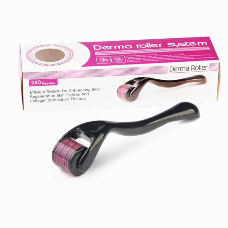 Derma Roller 540 Needle Cross-Line for Anti-Aging and Skin Regeneration - Rejuvenate Your Skin for a Youthful Glow Today - Size: DRS150 (2mm)