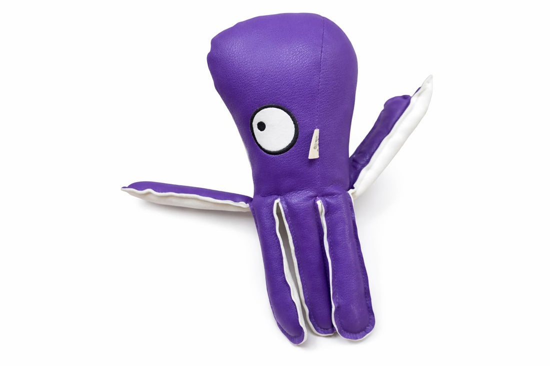 Purple Octopus Plush Toy for Dogs, Soft Pet Play Toy